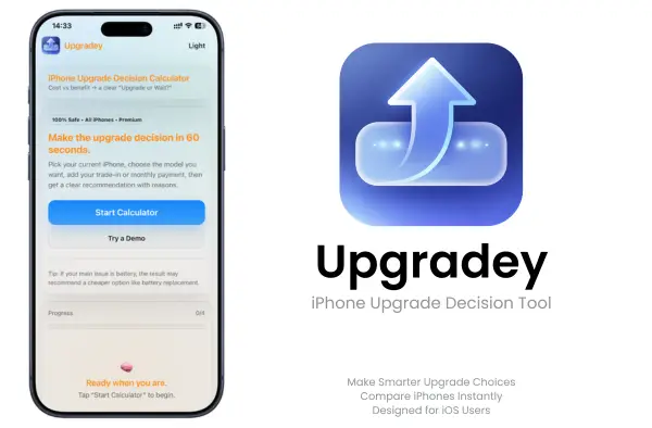 Upgradey — iPhone Upgrade Decision Calculator