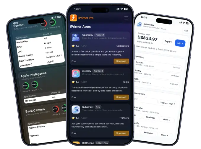 iPrimer iOS Smart Appstore 2026