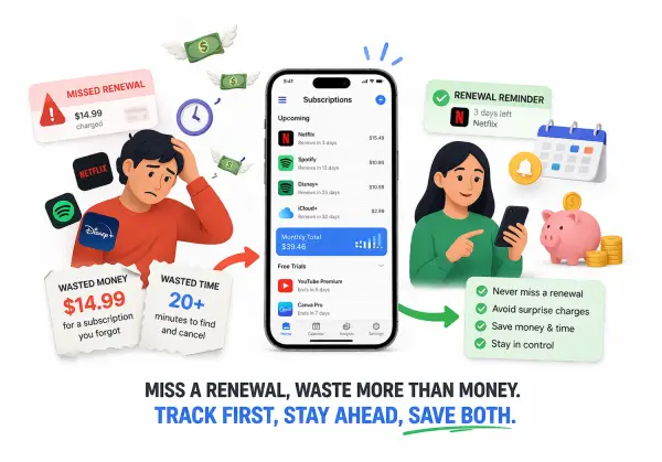 Best Subscription Tracker for iPhone and iPad
