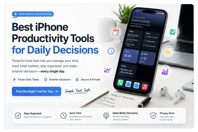 Best iPhone Productivity Tools for Daily Decisions